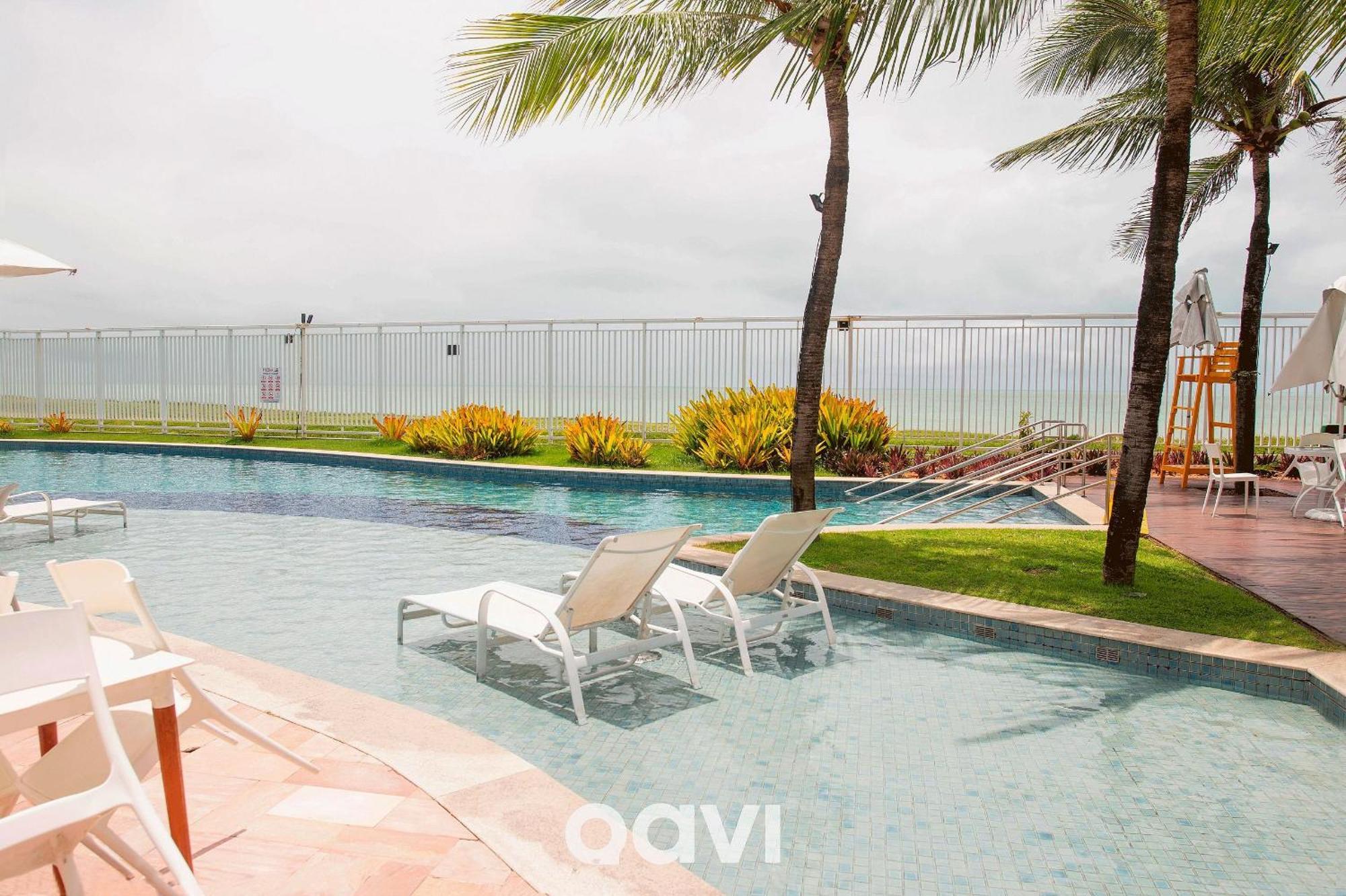 פרנמירים Qavi - Flat Resort Beira Mar Cotovelo #Inmare322 מראה חיצוני תמונה